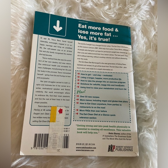 Eat clean diet book with recipes! By Tosca Reno. - Picture 2 of 4